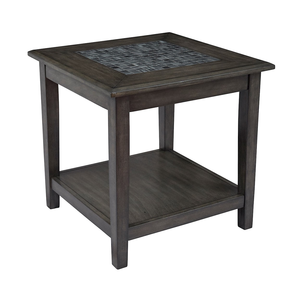 Jofran Grey Mosaic End Table