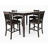 Jofran Greyson Heights 5 Pack Counter Height Dining Set