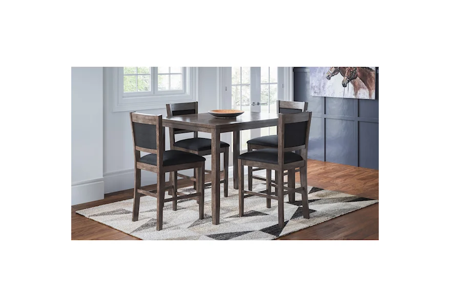Greyson Heights 5 Pack Counter Height Dining Set by Jofran at Jofran