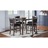 Jofran Greyson Heights 5 Pack Counter Height Dining Set
