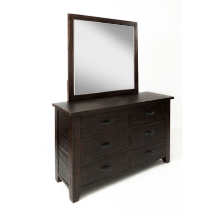 Double Dresser and Studio Mirror