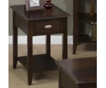 Jofran Merlot Chairside Table
