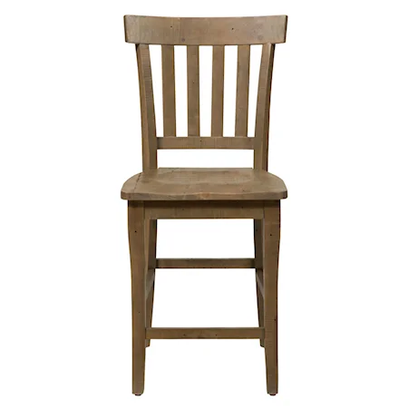 Slat Back Stool