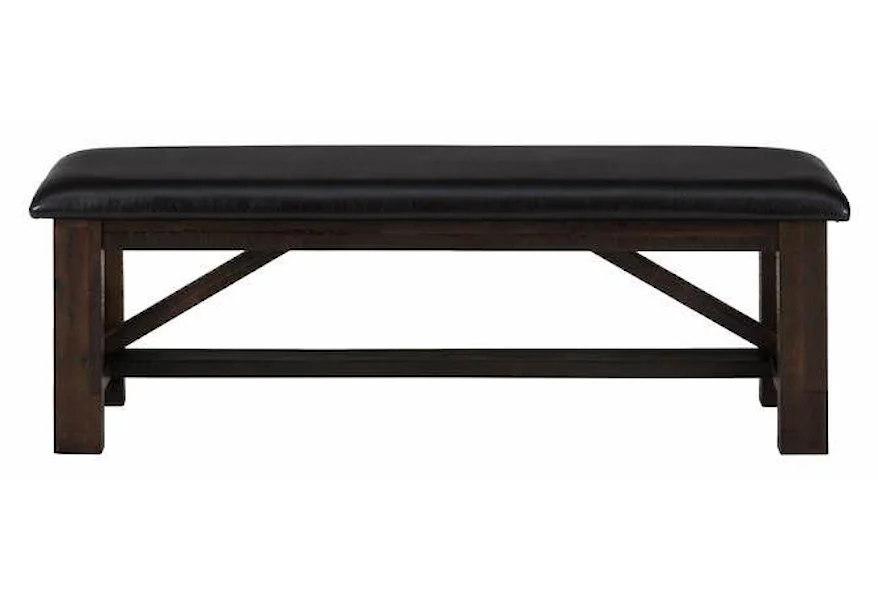 Kona Grove Upholstered Bench by Jofran at HomeWorld Furniture