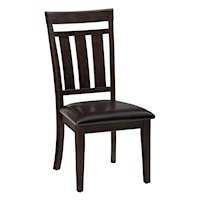 Upholstered Slat back Dining Chair