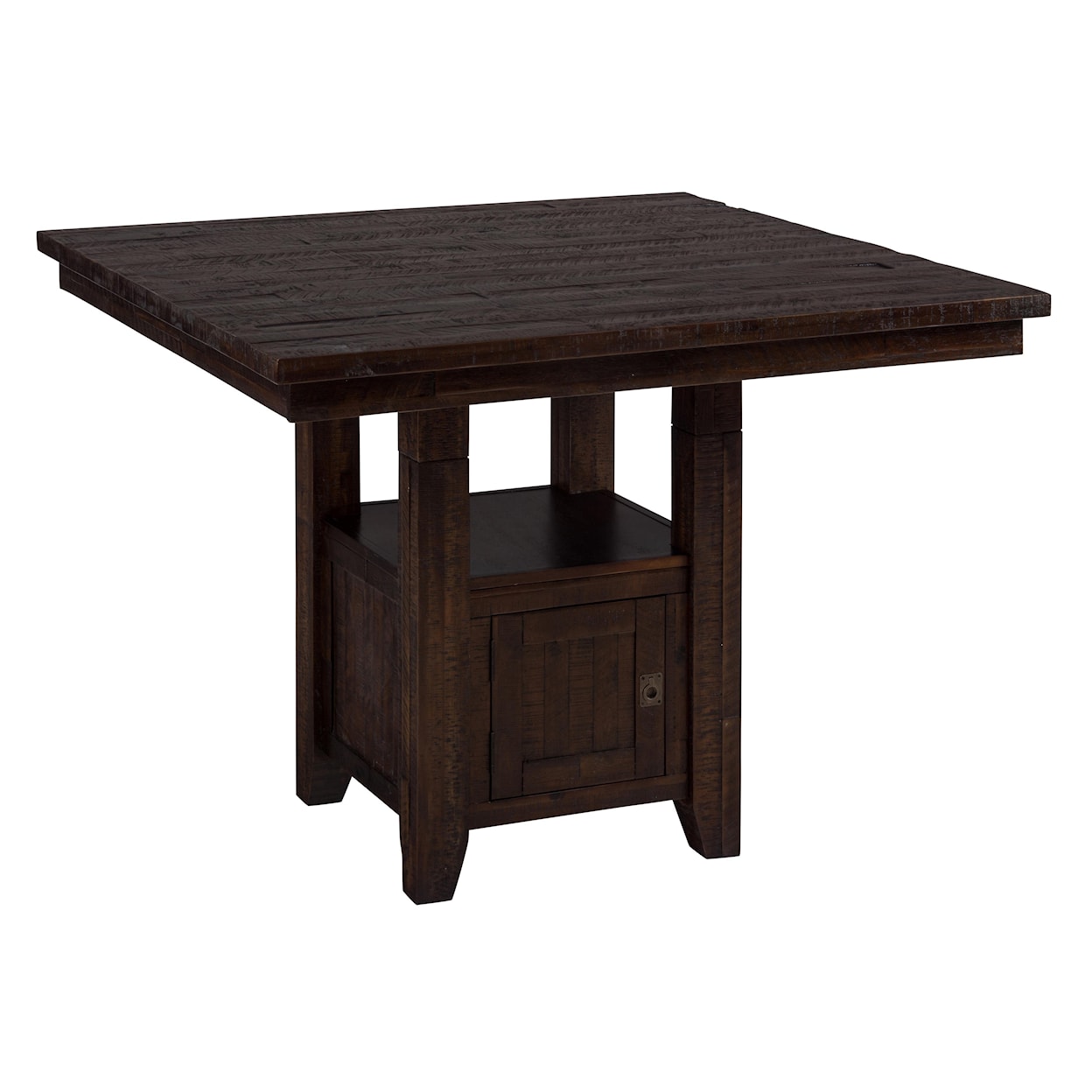 Jofran Kona Grove Fixed Counter Table with Storage Base