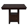 Jofran Kona Grove Fixed Counter Table with Storage Base