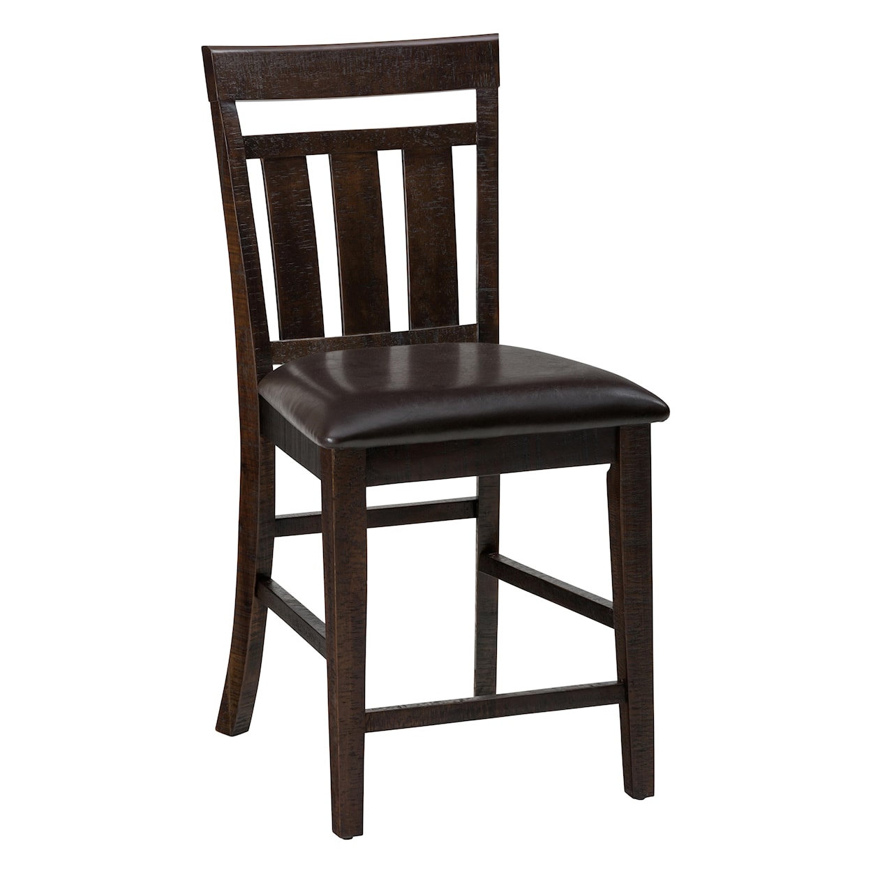 Jofran Kona Grove Upholstered Slat back Stool