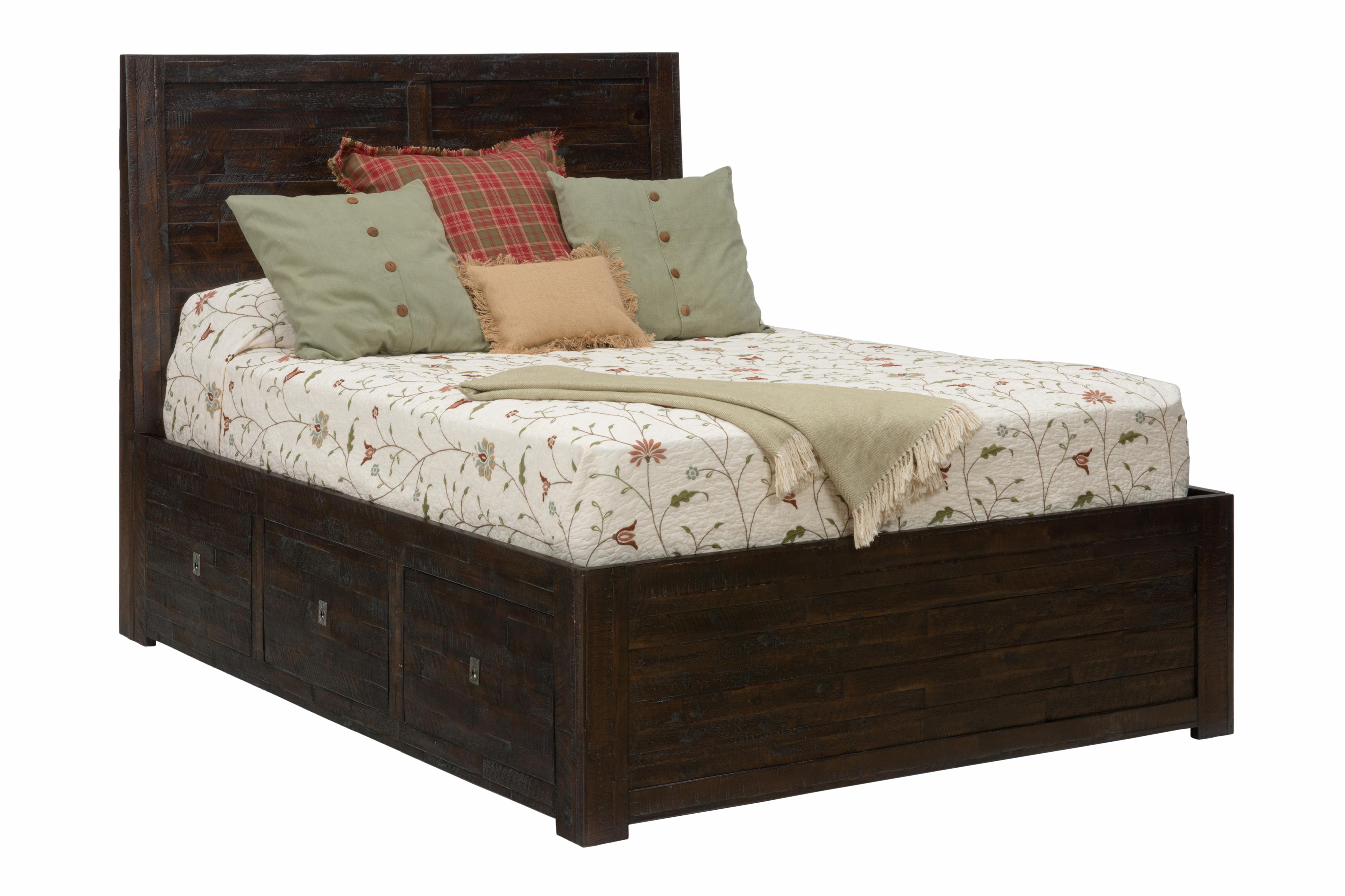 Jofran Kona Grove 1x707-96+2x707-87+1x707-95 King Storage Bed ...