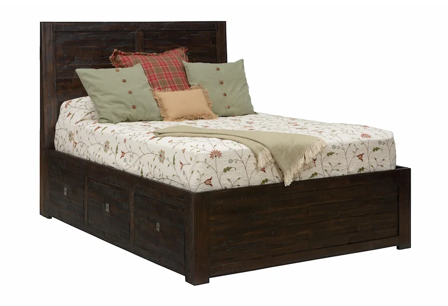 Kona Grove King Storage Bed by Jofran at Stoney Creek Furniture 