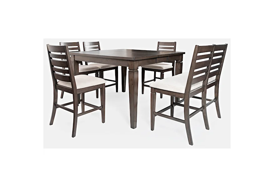 Lincoln Square Counter Height Table and Chair Set by Jofran at Jofran