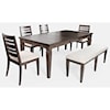 VFM Signature Lincoln Square Table and Chair Set with Bench