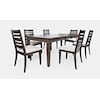 Jofran Lincoln Square 7-Piece Table and Chair Set