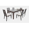 Jofran Lincoln Square 7-Piece Table and Chair Set