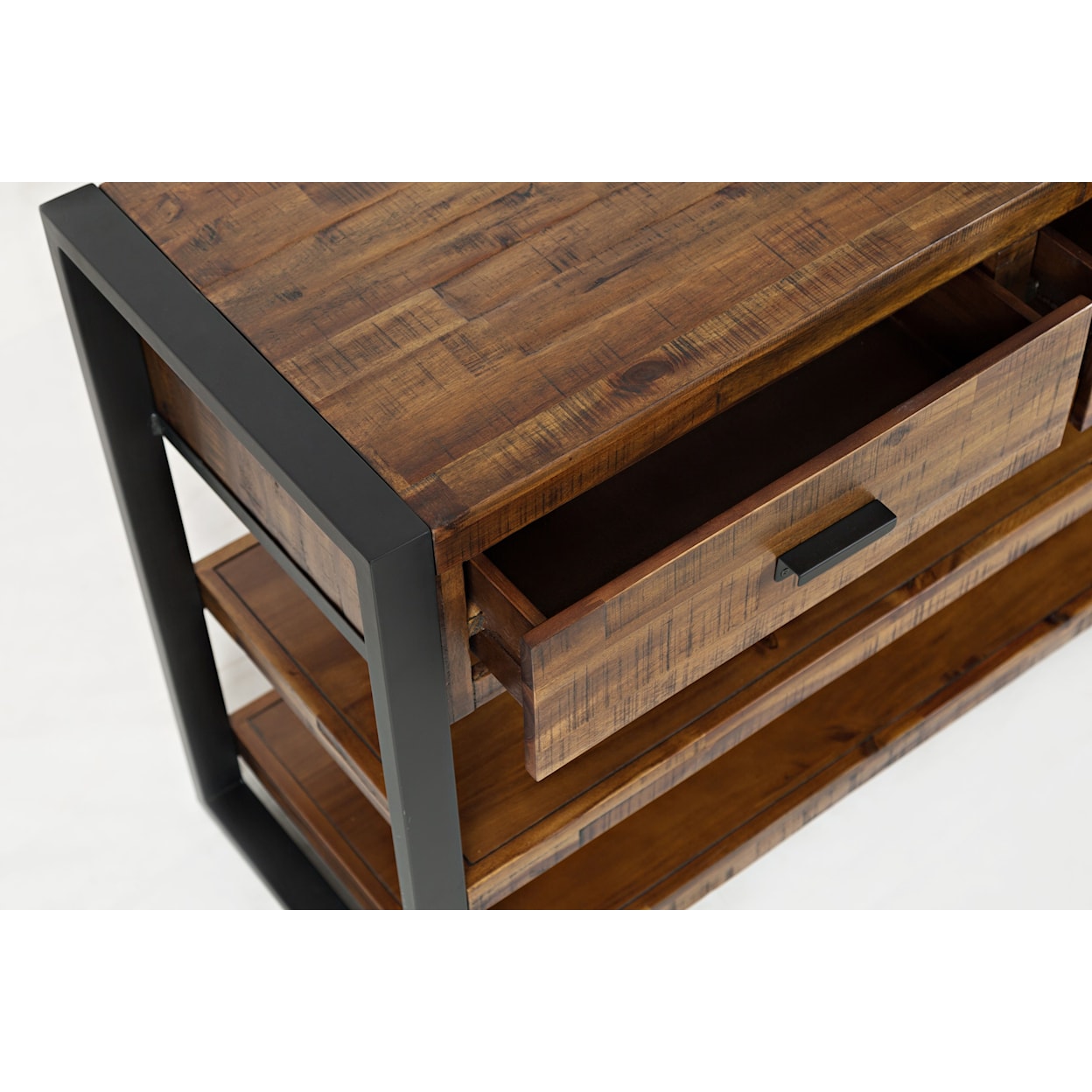 Jofran Loftworks Sofa Table with Drawers