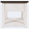 Jofran Madison County End Table-Vintage White