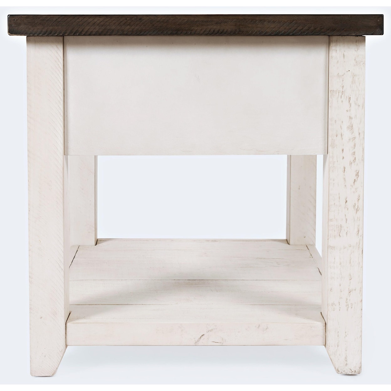 Belfort Essentials Stableview End Table-Vintage White