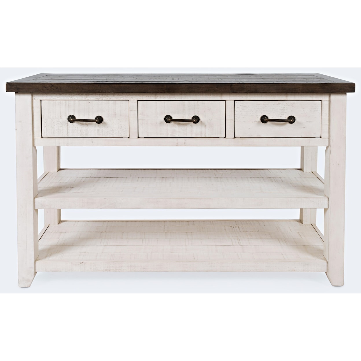 VFM Signature Morgan County 3 Drawer Console-Vintage White