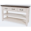 Jofran Stables 3 Drawer Console-Vintage White