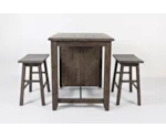 Jofran Madison County 3 Piece Counter Height Table Set