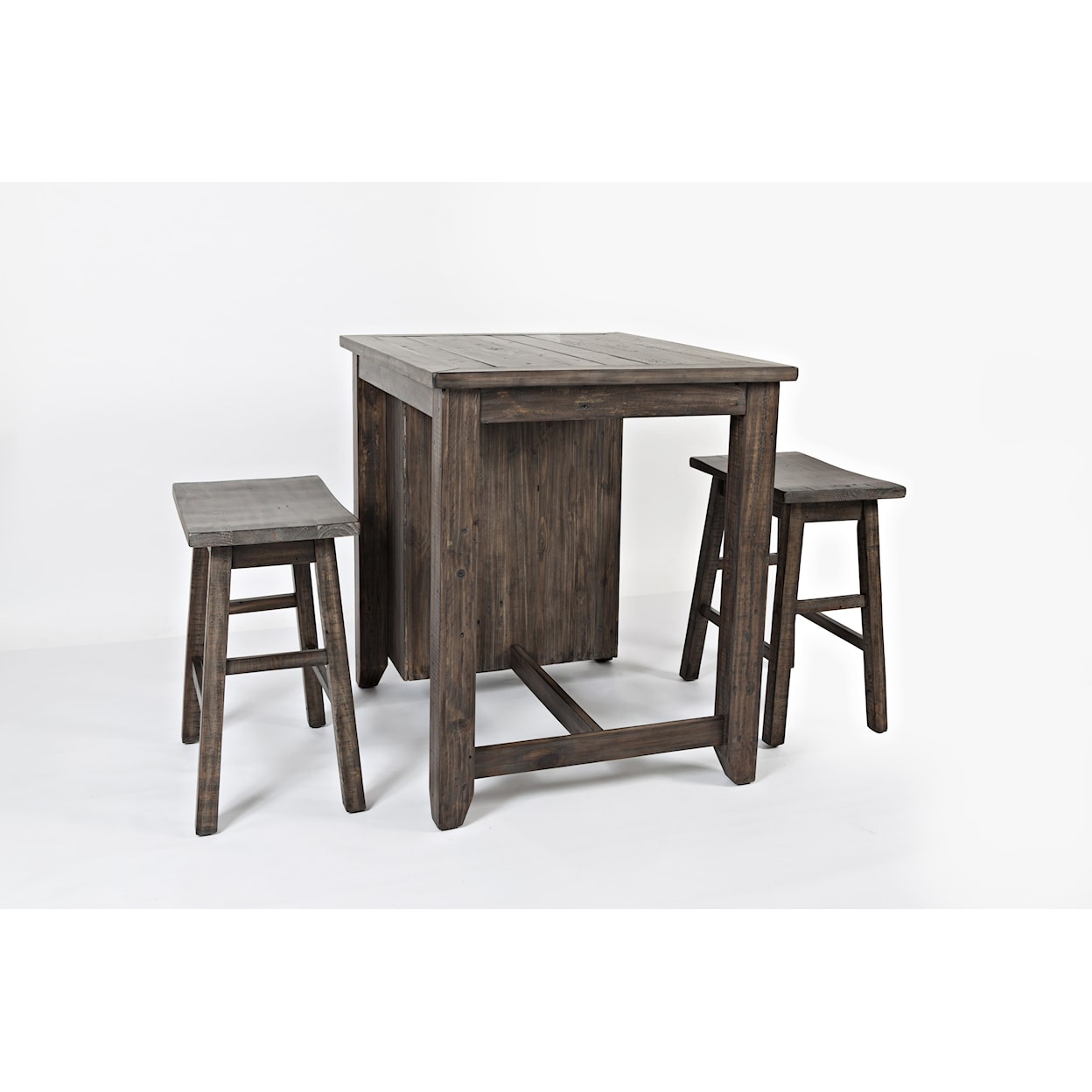 Jofran Madison County 3 Piece Counter Height Table Set