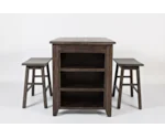 Jofran Madison County 3 Piece Counter Height Table Set