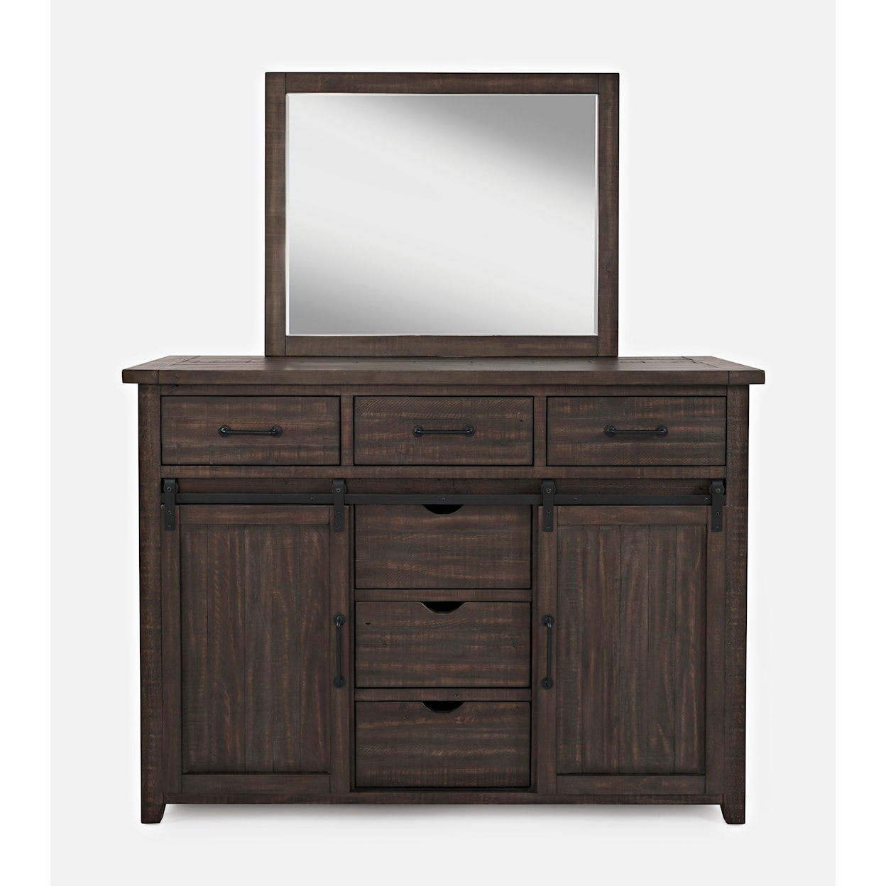 Jofran Madison County Dresser and Mirror