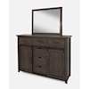 Jofran Madison County Dresser and Mirror