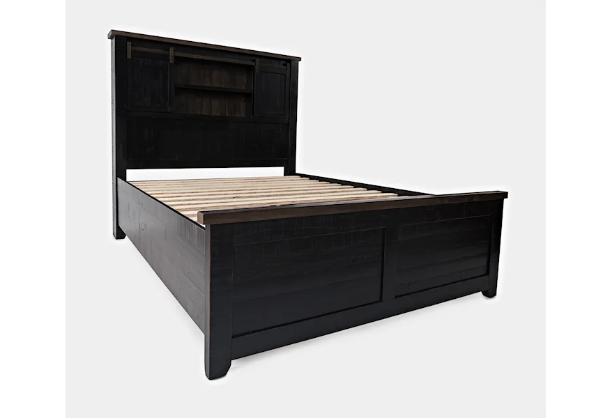 Madison County King Barn Door Bed by Jofran at Stoney Creek Furniture 