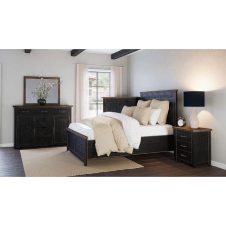 King Panel Bed