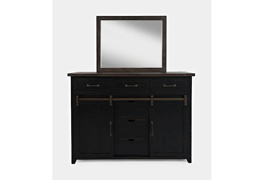 Madison County Dresser and Mirror by Jofran at Jofran
