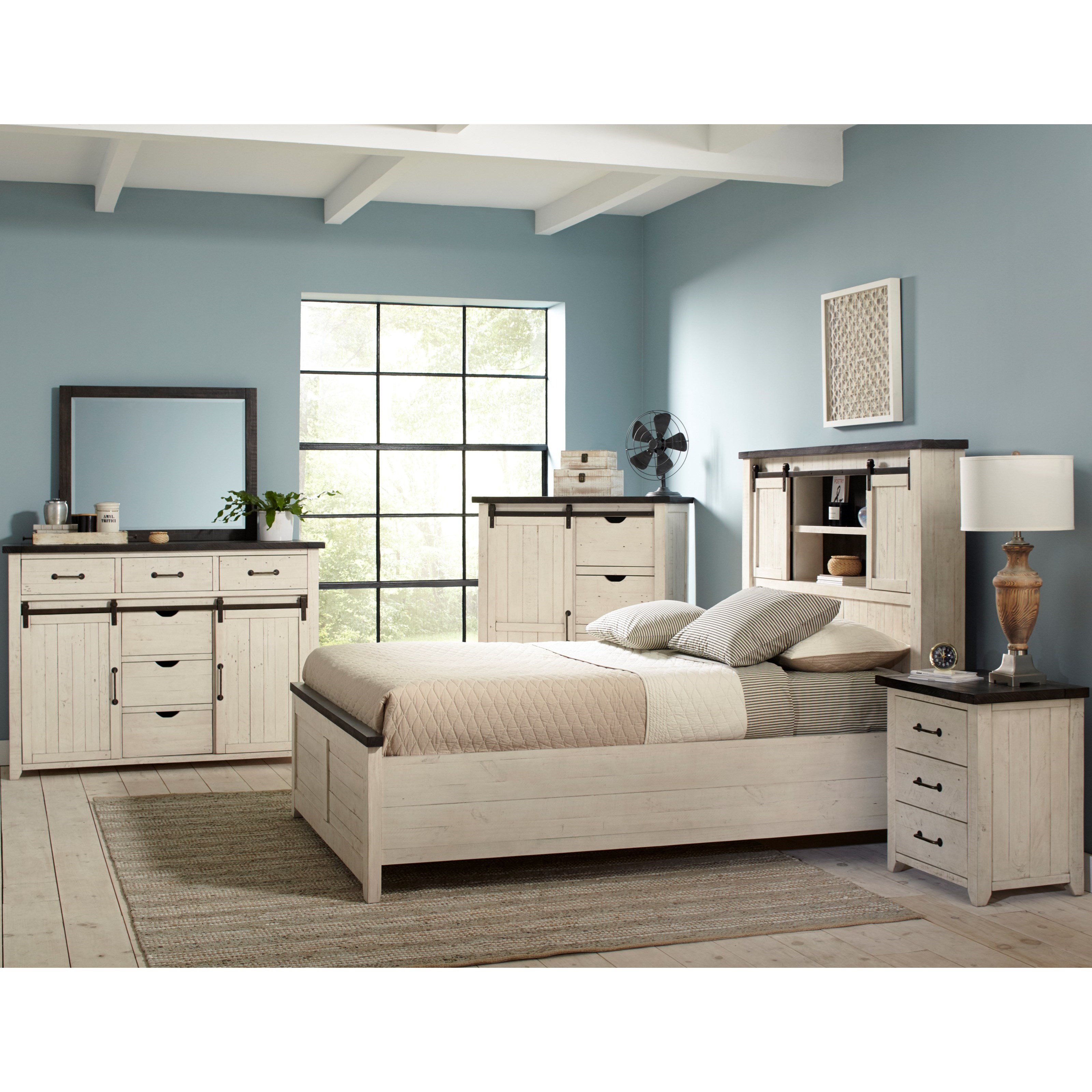 Jofran Madison County King Bedroom Group