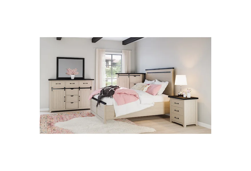 Madison County Queen Bedroom Group by Jofran at Jofran