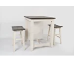 Jofran Madison County 3 Piece Counter Height Table Set
