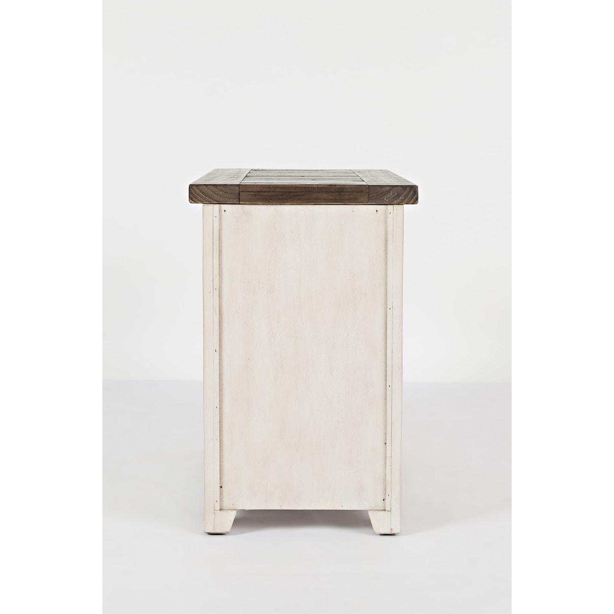 Jofran Canton White Chairside Table