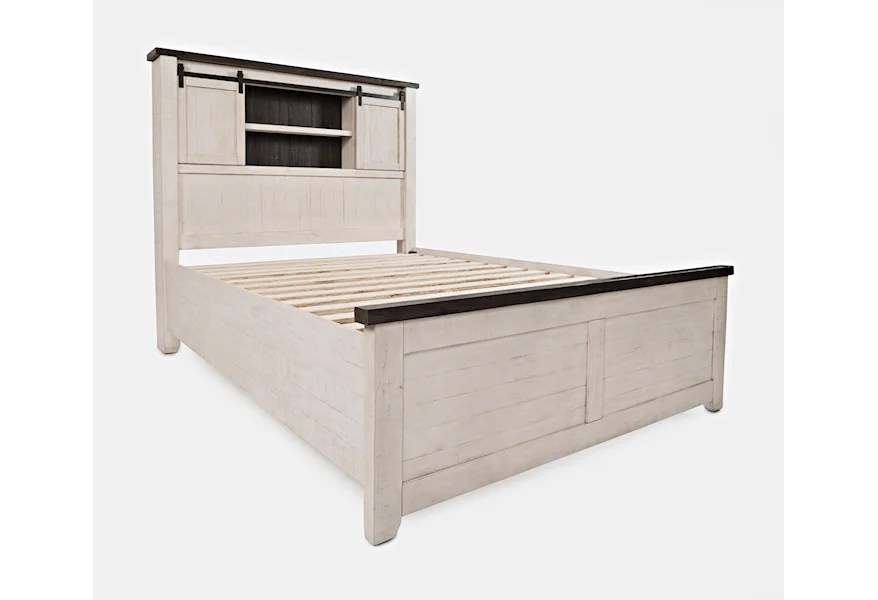 Madison County Queen Barn Door Bed by Jofran at Stoney Creek Furniture 