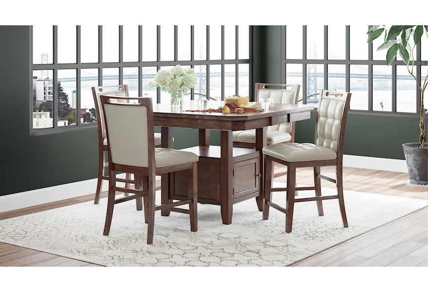 Manchester Counter Height Dining Set by Jofran at VanDrie Home Furnishings