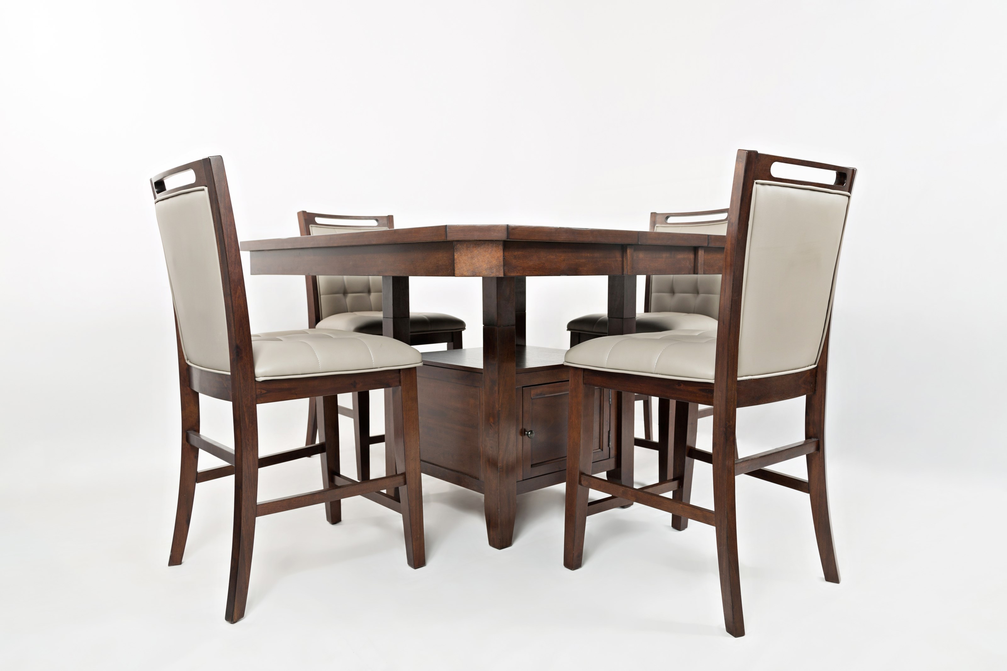 Jofran Manchester 1672 54TBKT High Low Table with Storage Base Pilgrim Furniture City Table Dining formal