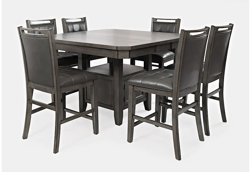Manchester 7 Piece Counter Table and Chair Set by Jofran at Jofran