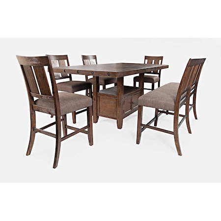 Counter Height Table and Chair Set