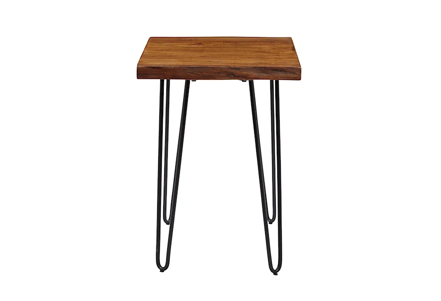Nature's Edge Live Edge Chairside Table by Jofran at Stoney Creek Furniture 