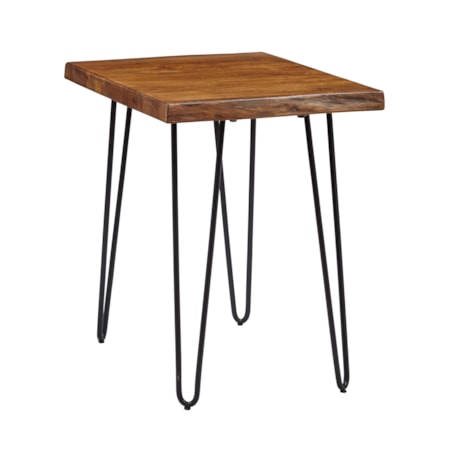 Live Edge Chairside Table