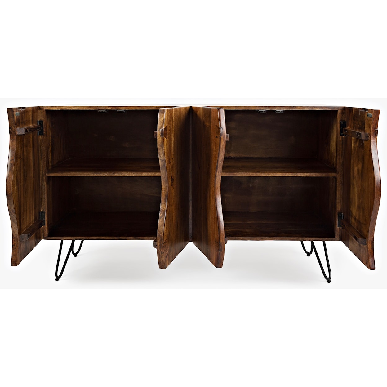 Jofran Nature's Edge Sideboard with 4 Live Edge Doors