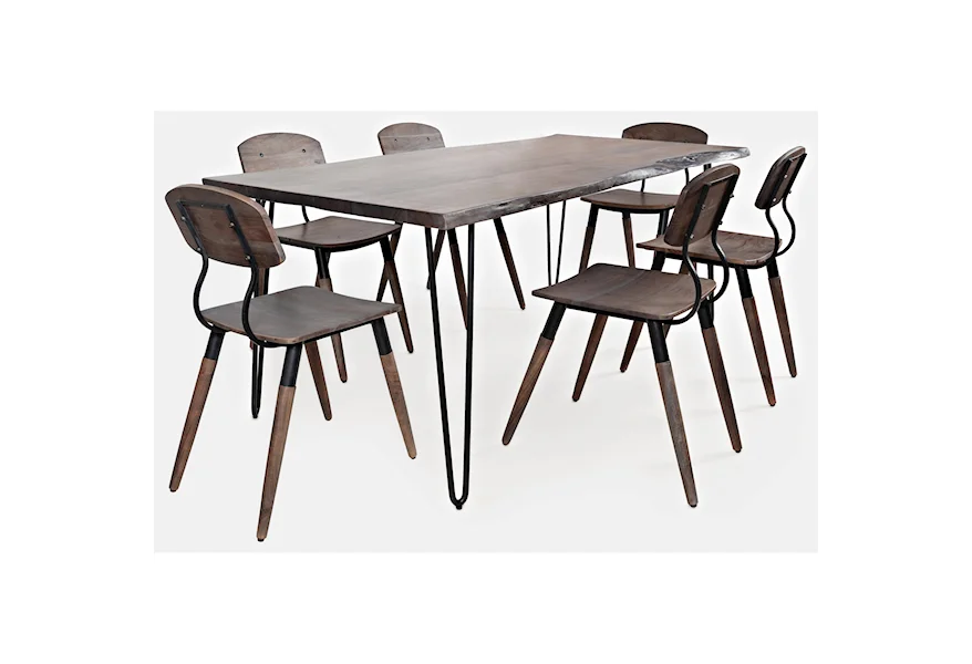 Nature's Edge 7-Piece Table and Chair Set by Jofran at SuperStore