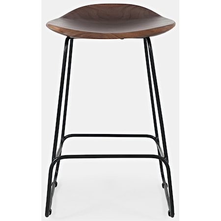backless counter height barstool