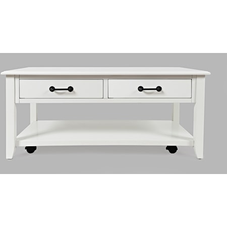 2 Drawer Castered Coffee Table