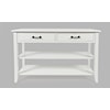 Jofran North Fork Sofa Table with 2 Drawers