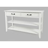 Jofran North Fork Sofa Table with 2 Drawers