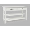 Jofran North Fork Sofa Table with 2 Drawers