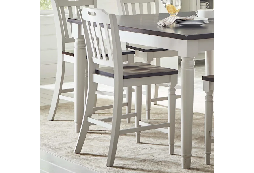 Orchard Park Slatback Counter Height Stool by Jofran at Sparks HomeStore